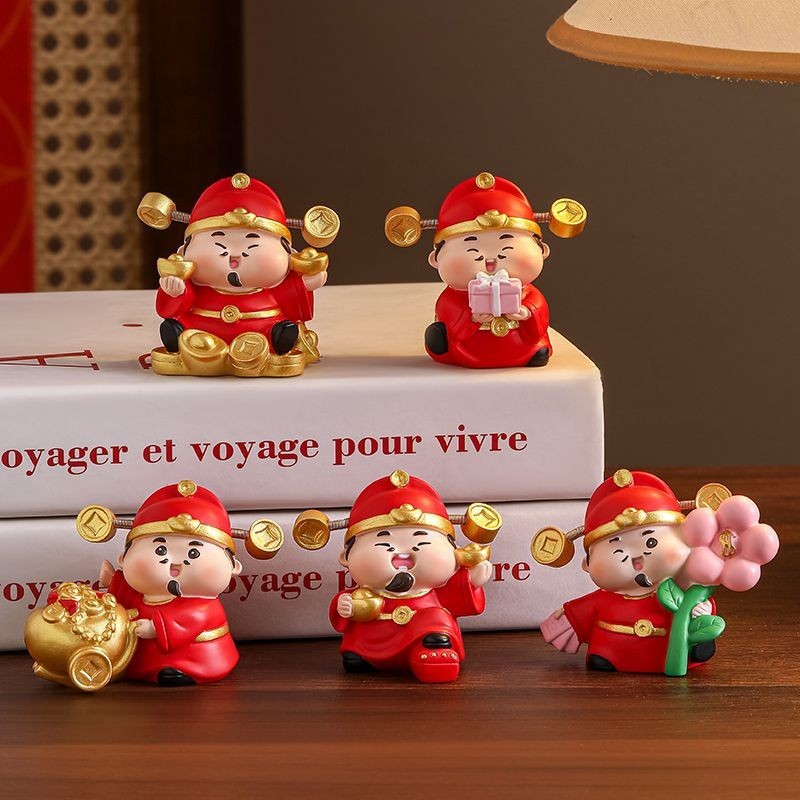 [VIP] รูปปั้นเล็กลายการ์ตูน God of Fortune สําหรับตกแต่งโต๊ะ บรรเทาความเครียด ของขวัญรักษา