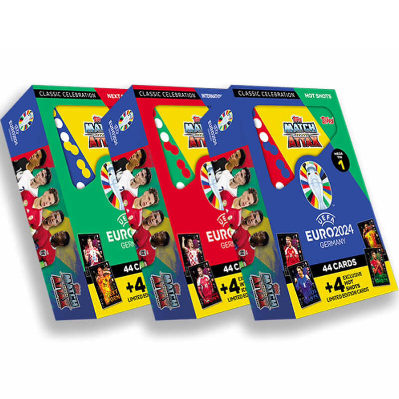 สตาร์ ยูฟ่า เทรดดิ้ง การ์ด EURO MATCH ATTAX Kylian Mbape Haaland Ronaldo