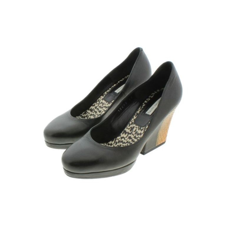 Dries Van Noten TEN M O I R 5 Pumps Women black brown 21.5cm Direct from Japan Secondhand
