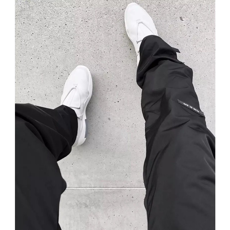Fog FEAR OF GOD Season 6th High Street Velcro Tooling Samurai กางเกงขายาวลําลอง แต่งริบบิ้น สําหรับ
