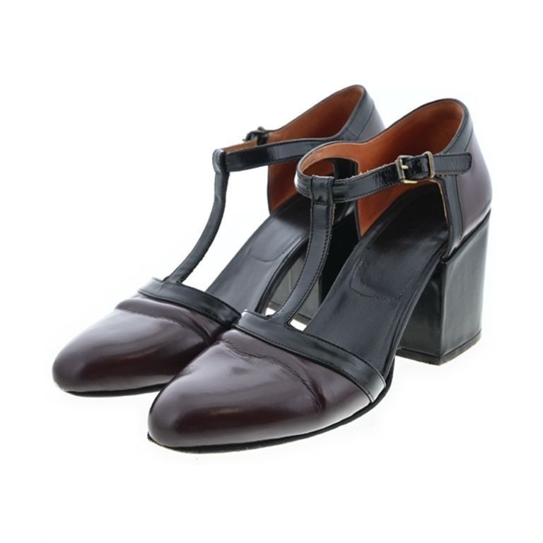 Dries Van Noten TEN M O I R 5 Pumps Women black engine 23.5cm Direct from Japan Secondhand