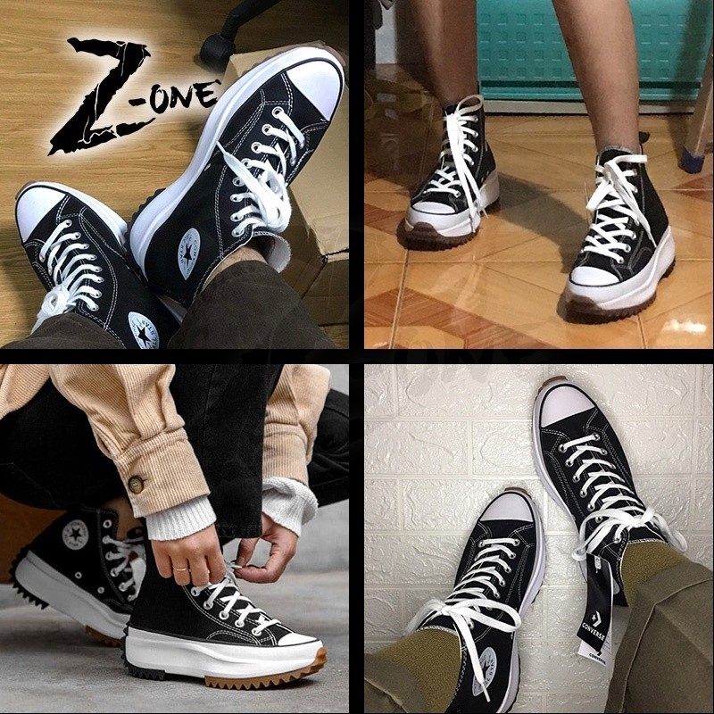 oiq ♞,♘,♙ของแท้ 100% Converse รองเท้าผ้าใบ Run Star Hike Hi (3สี)