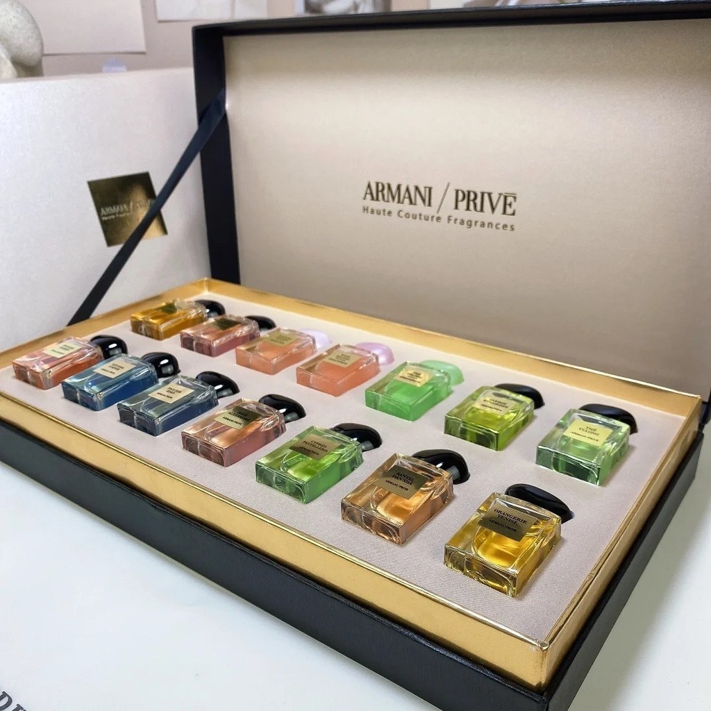 ชุดตัวอย่างน้ําหอมส่วนตัว GIORGIO ARMANI ชา Yulong 14 ดอก น้ําหอม Alexander rose neutral
