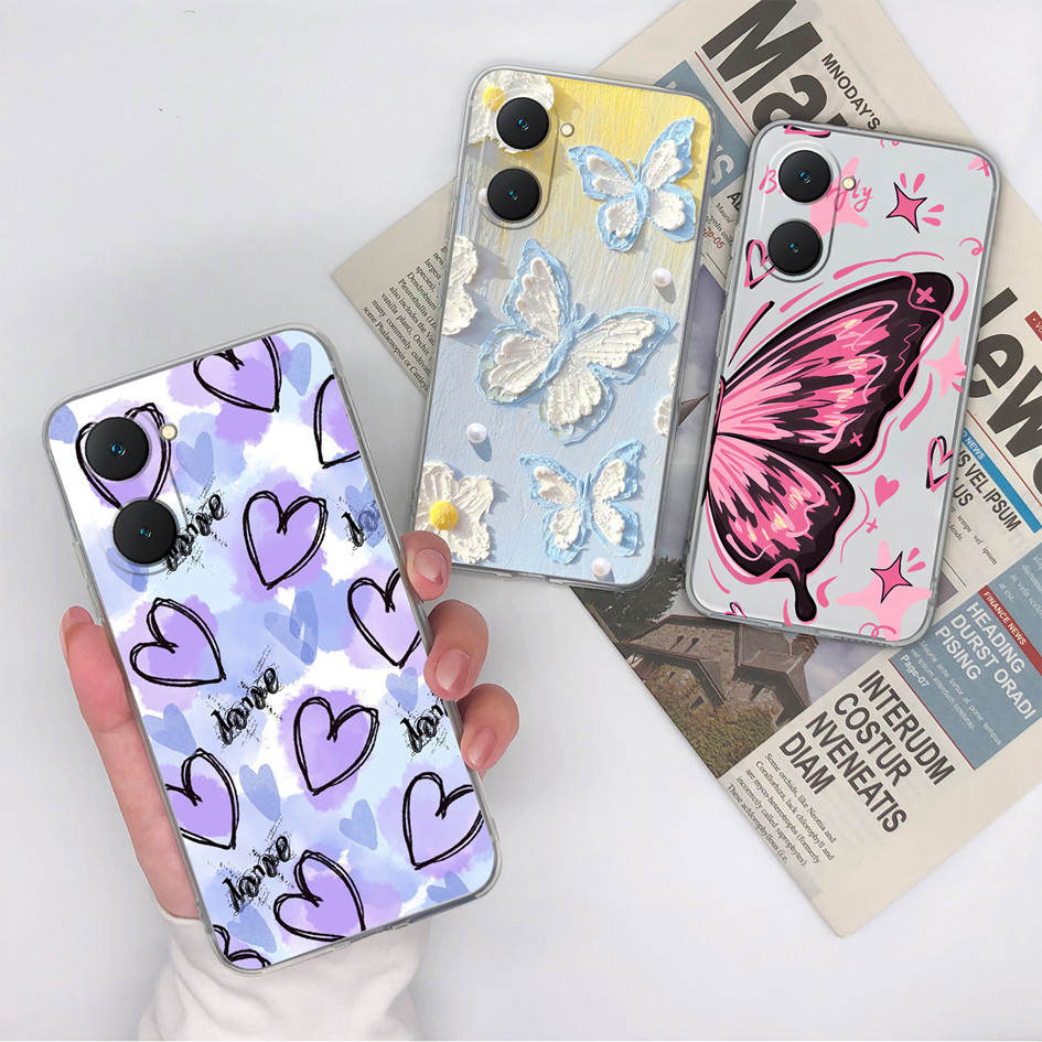 ปลอกสําหรับ Vivo Y03 Y03T Y18 Y18E 4G เคสโทรศัพท์แฟชั่น Panda โปร่งใสซิลิโคนอ่อนนุ่มฝาครอบป้องกันสําหรับ VivoY03 Y03 T VivoY18 Y 18E ปลอก Capa