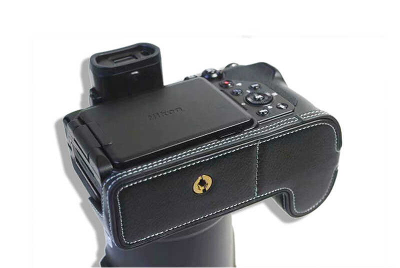 Δ กระเป๋ากล้องหนังแท้ระดับมืออาชีพสำหรับ Nikon P1000