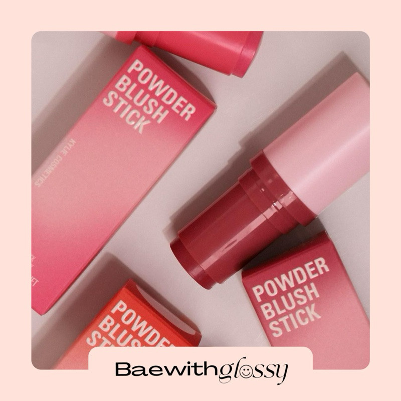 BAEWITHGLOSSY | Kylie Cosmetics  Powder Blush Stick (พร้อมส่ง)