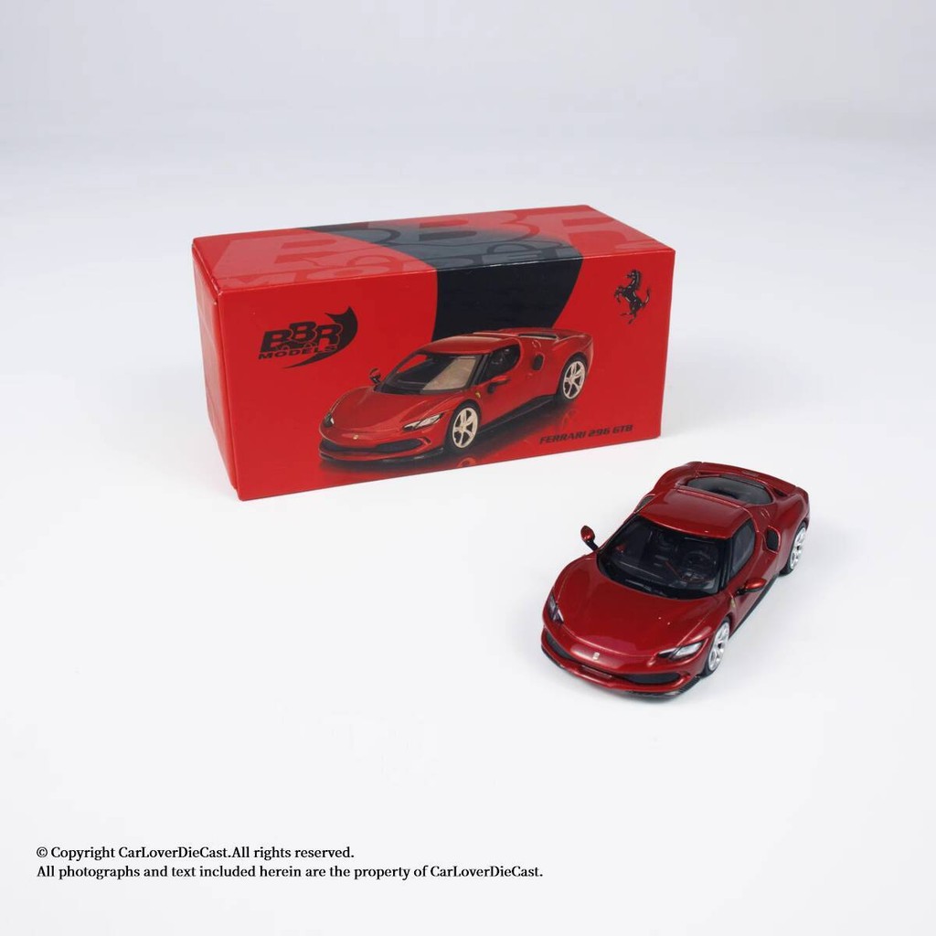 BBR 1:64 Ferrari 296 GTB F1-75 โมเดลรถอัลลอย