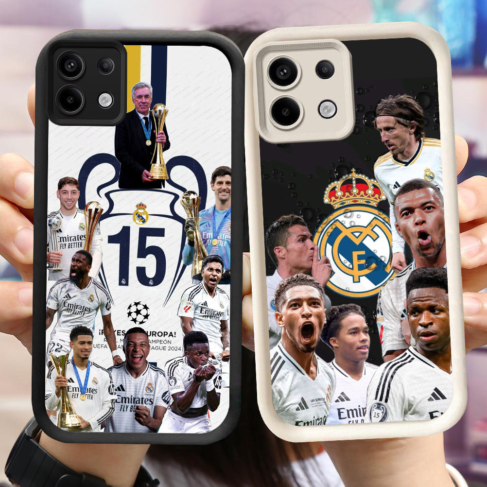 NB-55 Real Madrid ฟุตบอลกันกระแทกสําหรับ Infinix 7 GT 20 Tecno POP 7 Spark GO ITEL A80 P65 Pro