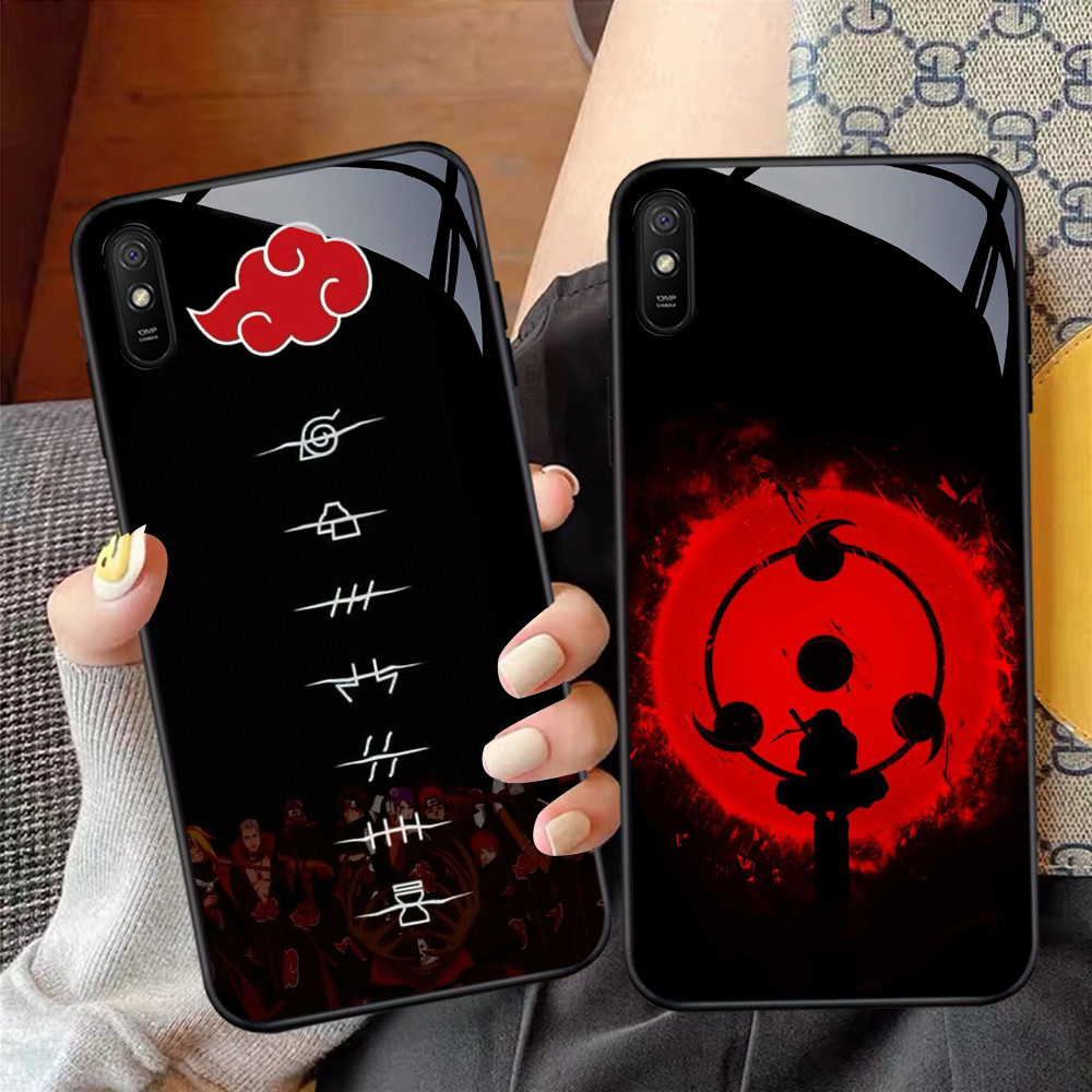 NC-98 U-Uchiha Itachis Kaca Glass Case สําหรับ Xiaomi Redmi 9A 9i 7 หมายเหตุ 7 Pro