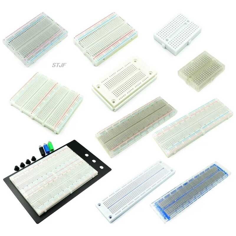 PCB บอร์ดทดลอง แบบไม่ใช้บัดกรี SYB 120 400 500 830 840 1660 MB102 GL-12 จุด บอร์ดทดสอบสากลขนาดเล็ก D