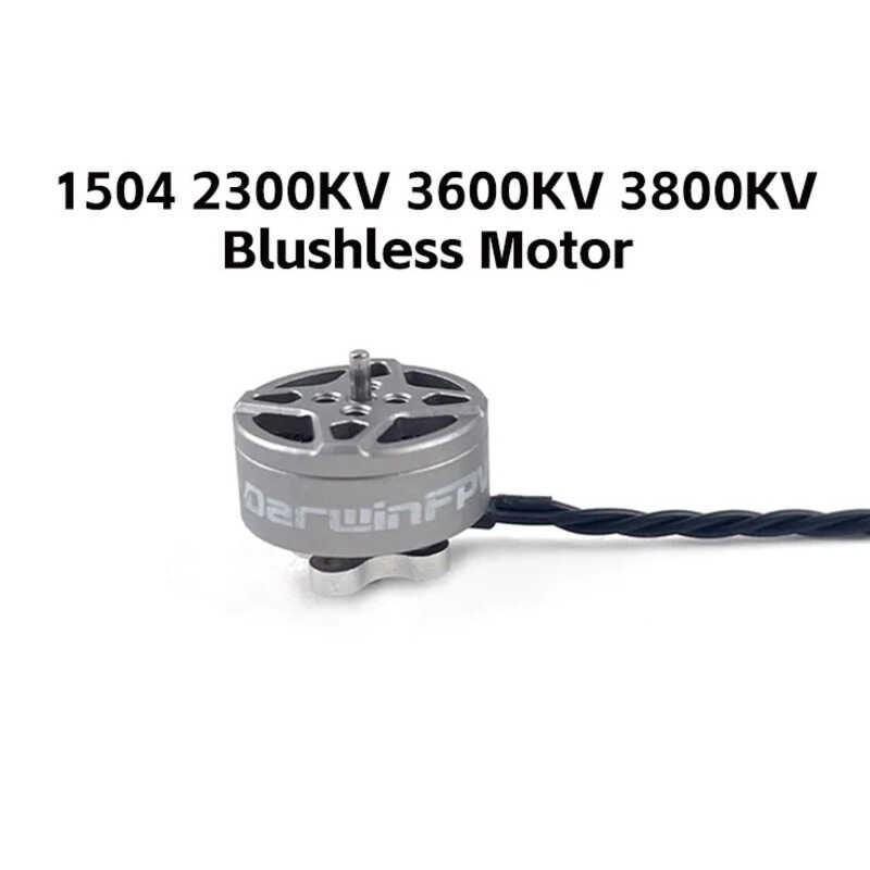 ▥ Darwinfpv 3600Kv 1504 2300Kv อะไหล่โดรนอาร์ซีสำหรับแข่ง FPV มอเตอร์แบบหลายใบพัด ▥