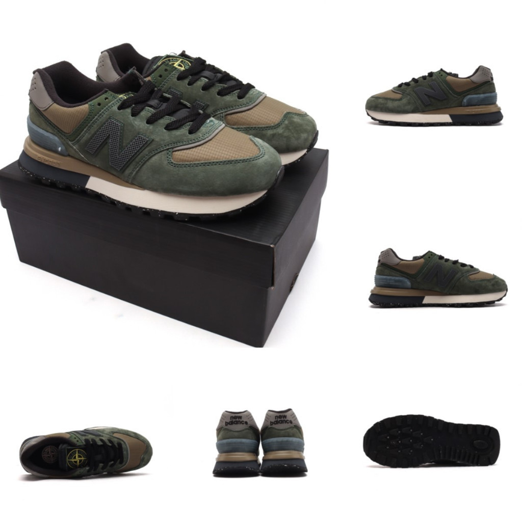Stone ISLAND x New Balance NB 574 รองเท้าผู้ชายผู้หญิง U574LGIL