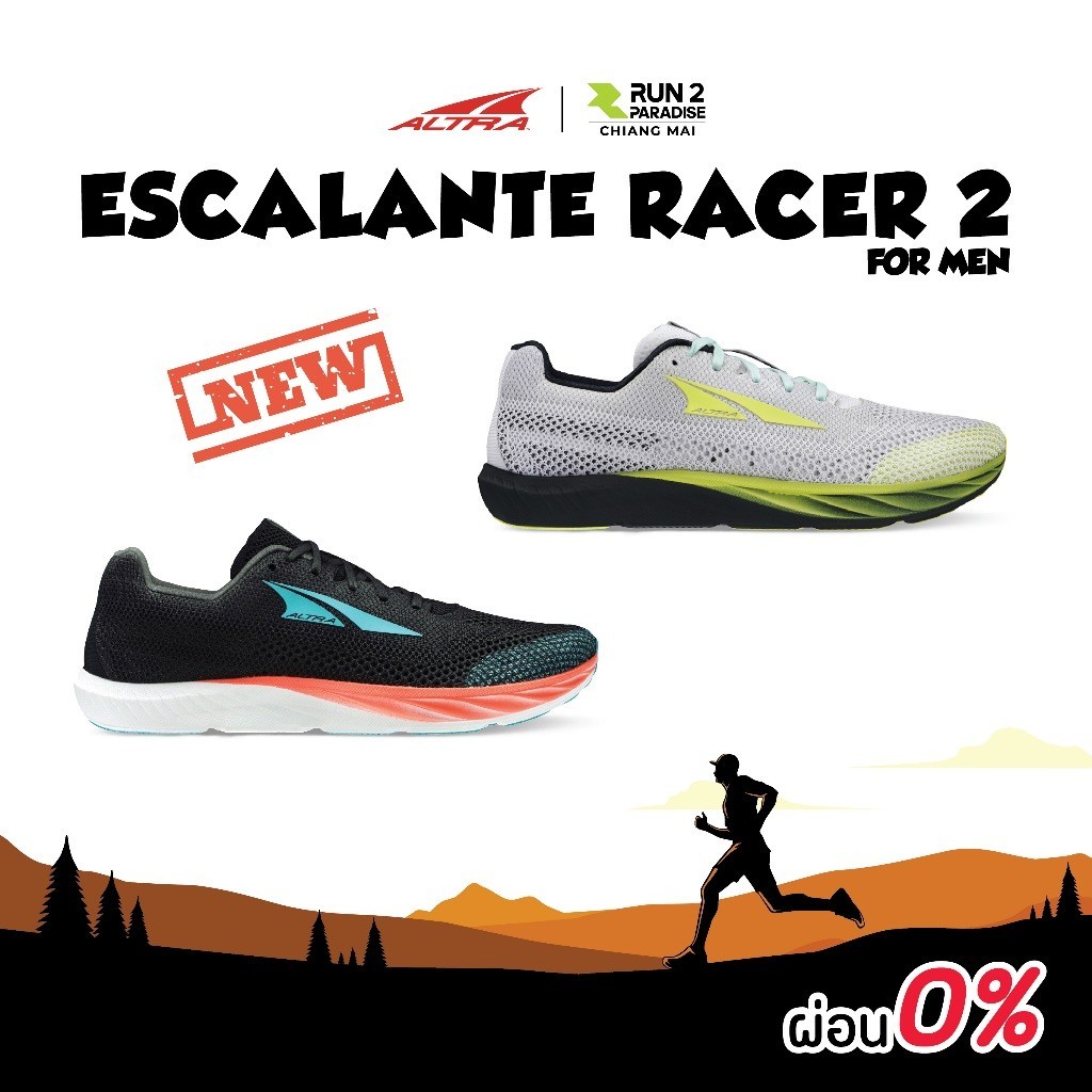 Altra Escalante Racer 2 (Men) รองเท้าวิ่งถนน รองเท้าออกกำลังกาย