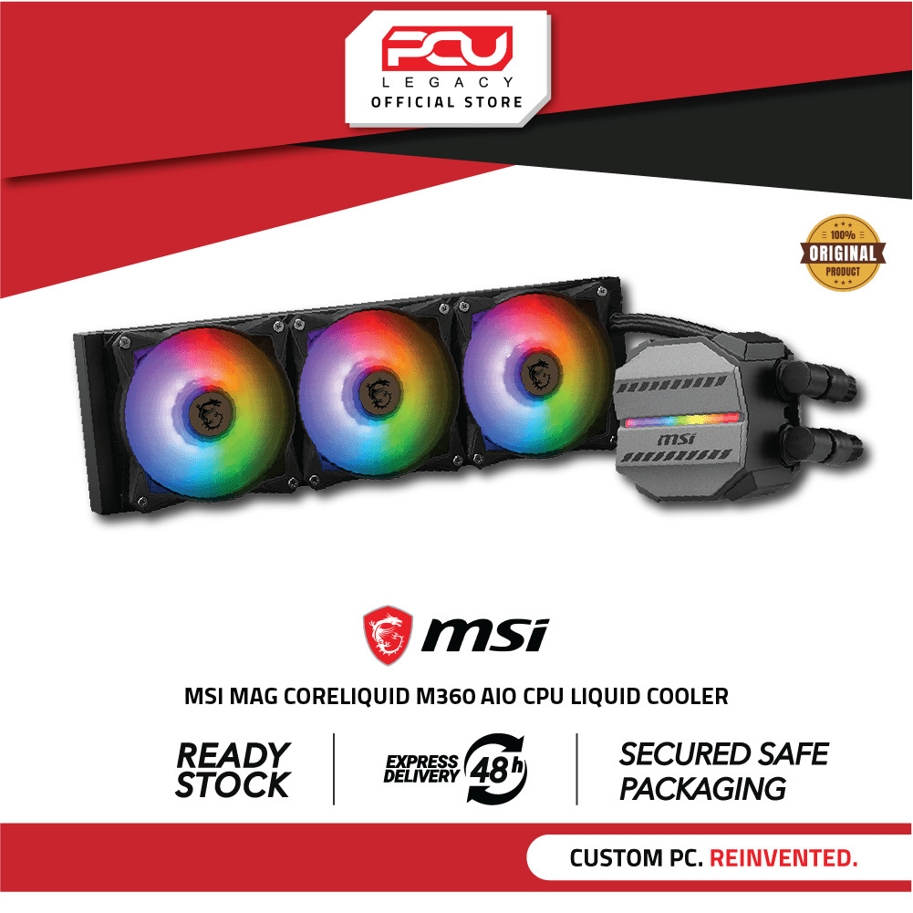 MSI MAG CORELIQUID M360 AIO CPU LIQUID COOLER