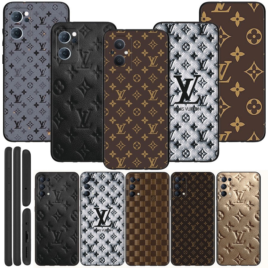 สําหรับ OPPO Reno 6 5G F1 Pro Plus R9 R9S TPU พลาสติกนุ่มกรณีโทรศัพท์มือถือป้องกันกรณี LD8 Louis Vui