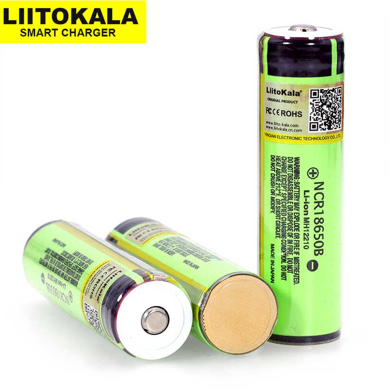 Liitokala 59B Ncr18650b 3.7V 3400Mah 18650แบตเตอรี่ลิเธียมแบบชาร์จไฟ
