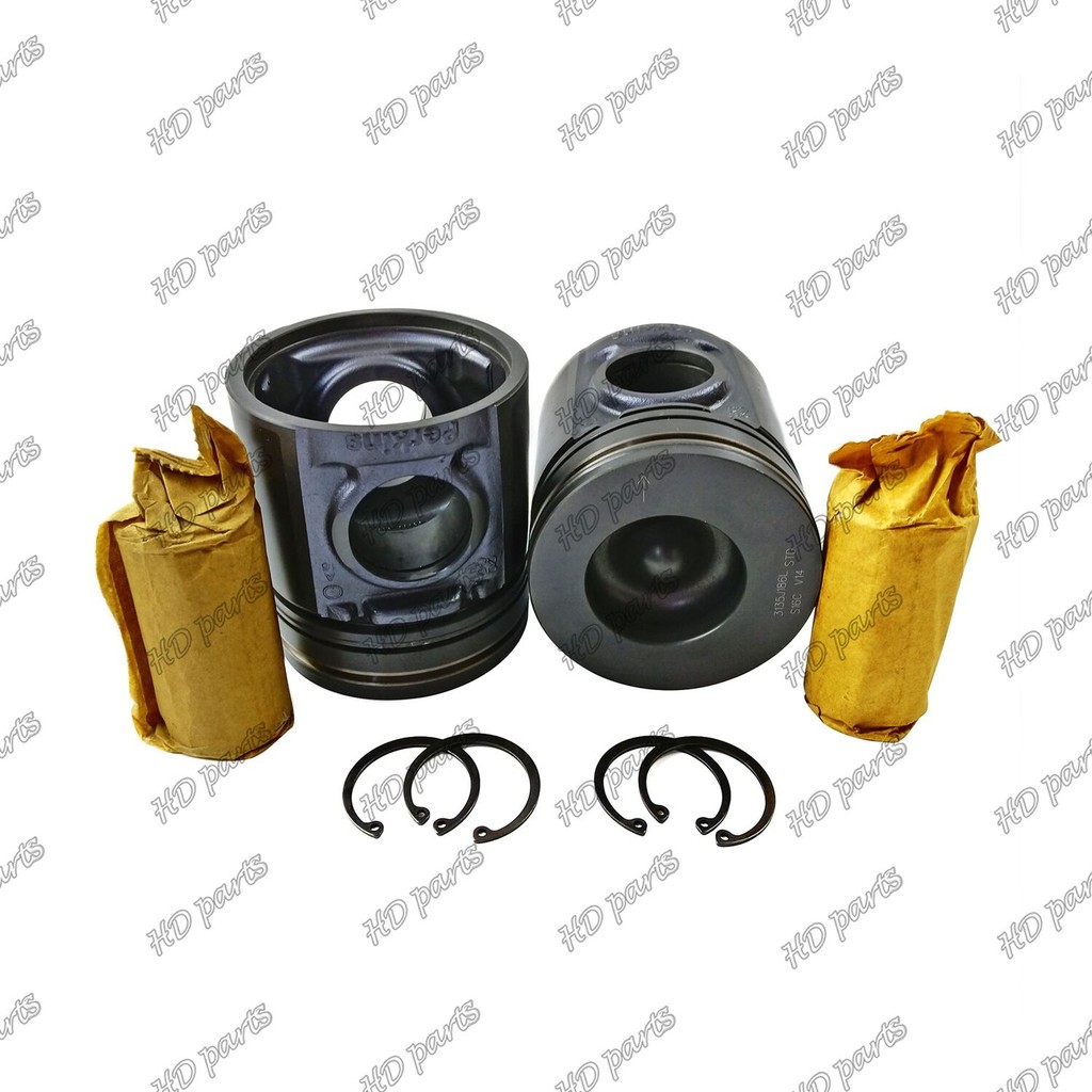 หนึ่งกระบอก 1004-4T 1006-6T รอบด้านล่างลูกสูบ 108 มม. 53 มม.ห้องสื่อสาร 3135J186L สําหรับ Perkins hi