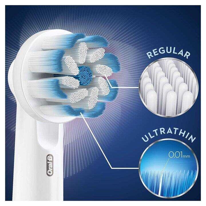 ❤ Oral-B Eb60 Sensi Ultra Thin Replacement Brush Heads, 8 Count