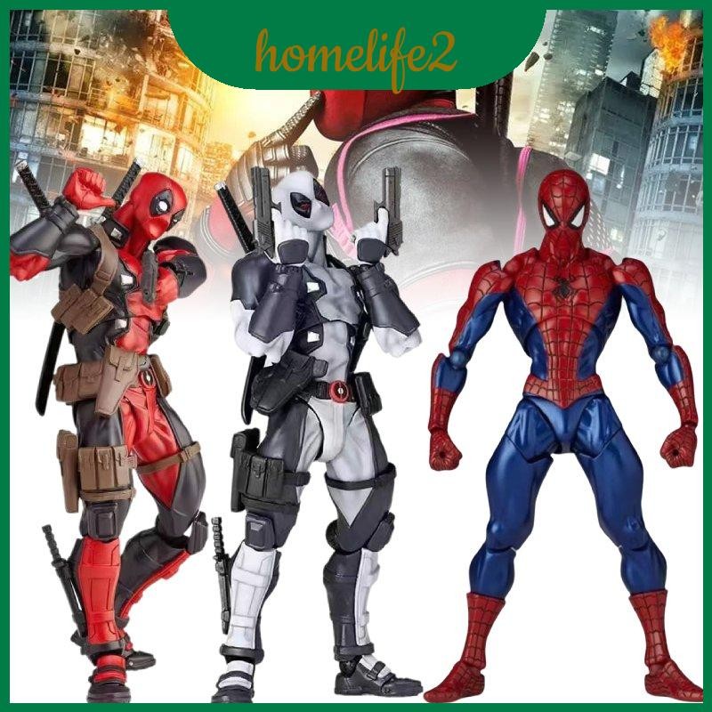 Yamaguchi Series Collectible 001ex Deadpool X-force Grey Articulated Action Figure