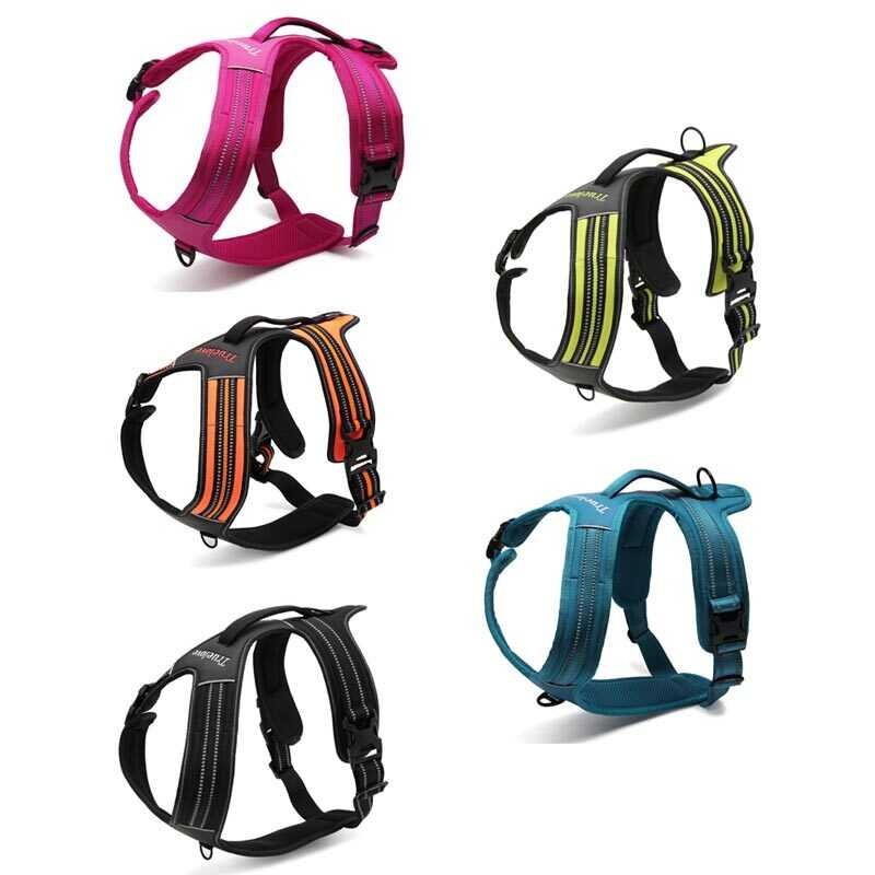 ❤ TRUELOVE No Pull Dog Harness Tactical Easy Control Pet Vest Reflective Safety Walking Outdoo