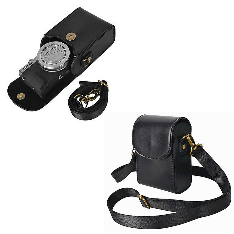 Δ กระเป๋าหนัง PU สำหรับ Sony Zv-1 Rx100 VI V VA IV III Zv1 Hx90 Hx99 Hx95 Hx80