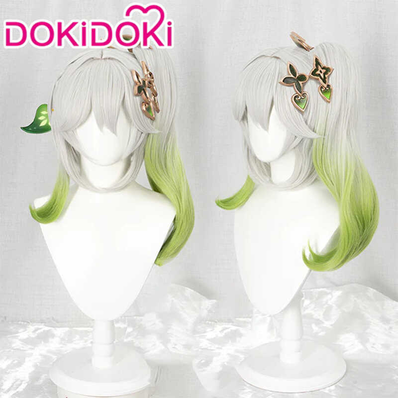 Nahida 8 สินค้า Wig Game Genshin Impact คอสเพลย์ Wig DokiDoki คริสต์มาส Na