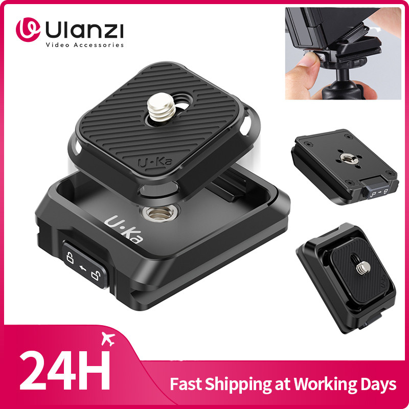 Ulanzi UKA01 Uka Quick-Release Plate and Base Kit ใช้งานร่วมกับ Uka & F38 แผ่นสําหรับกล้องขาตั้งกล้อ