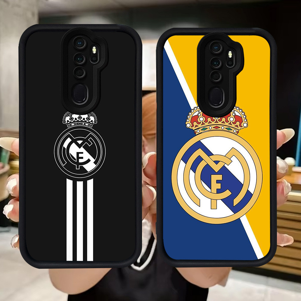 Q100 Real-Madrid soft Casing สําหรับ OPPO A39 A9 A83 Reno 2F F11 A37 2Z A5 2020 Pro