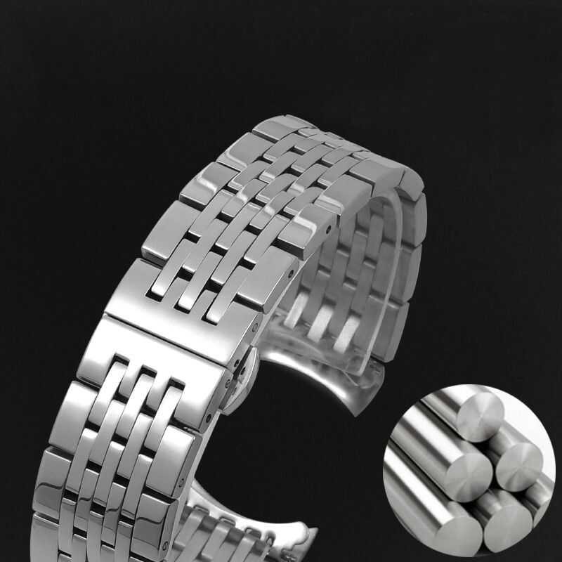 Stainless ☋❖ Steel Watch Band For Tissot 1853 Watch Band Steel Band T41 T006/T0/T085 Watch Chain Fo