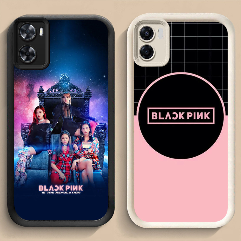LF-7 BLACKPINK ปลอกกันกระแทกสําหรับ OPPO A57 A36 A57e A57s A96 A77s A77 A76 Realme 9i C33
