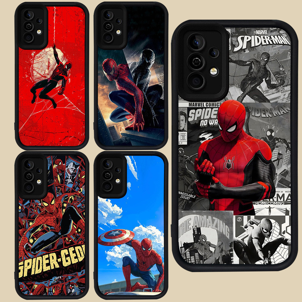 SAMSUNG ปลอกสีดําสําหรับSamsung A54 A05S S25 Ultra A16 A25 A34 A15 A04s A36 A56 A35 A55 A14 A24 5G R