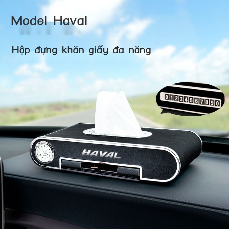 (HOT ITEM) เหมาะสําหรับ Great Wall Haval H1H2H3H4H5H6H7H9F7M6F5M4 กล่องทิชชู่ในรถยนต์