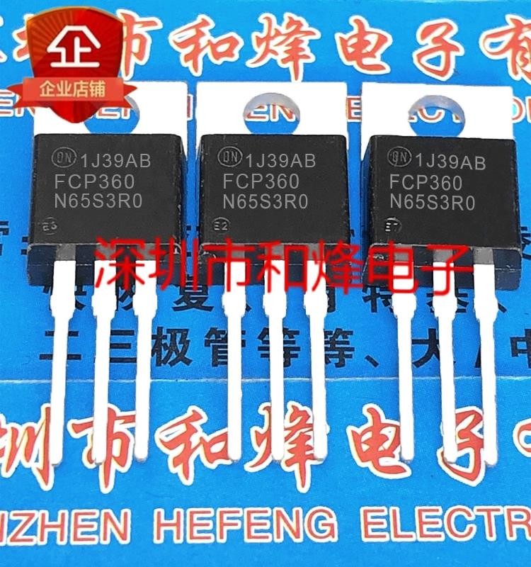 5 ชิ้น FCP360N65S3R0 650V 10A MOS TO-220