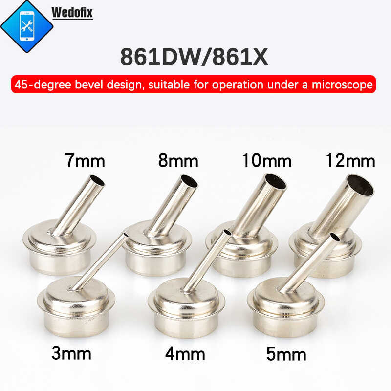 Quick ต้นฉบับ 861Dw *ลมร้อนหัวฉีด 861X โต๊ะอุปกรณ์เสริมโค้งโค้งโค้ง