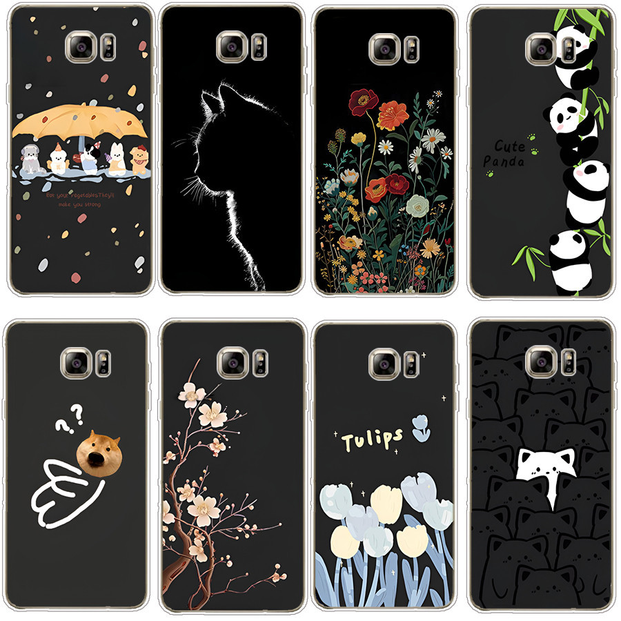 เคสสําหรับ Samsung galaxy note 5 7 se Soft Case TPU Print Phone Cover