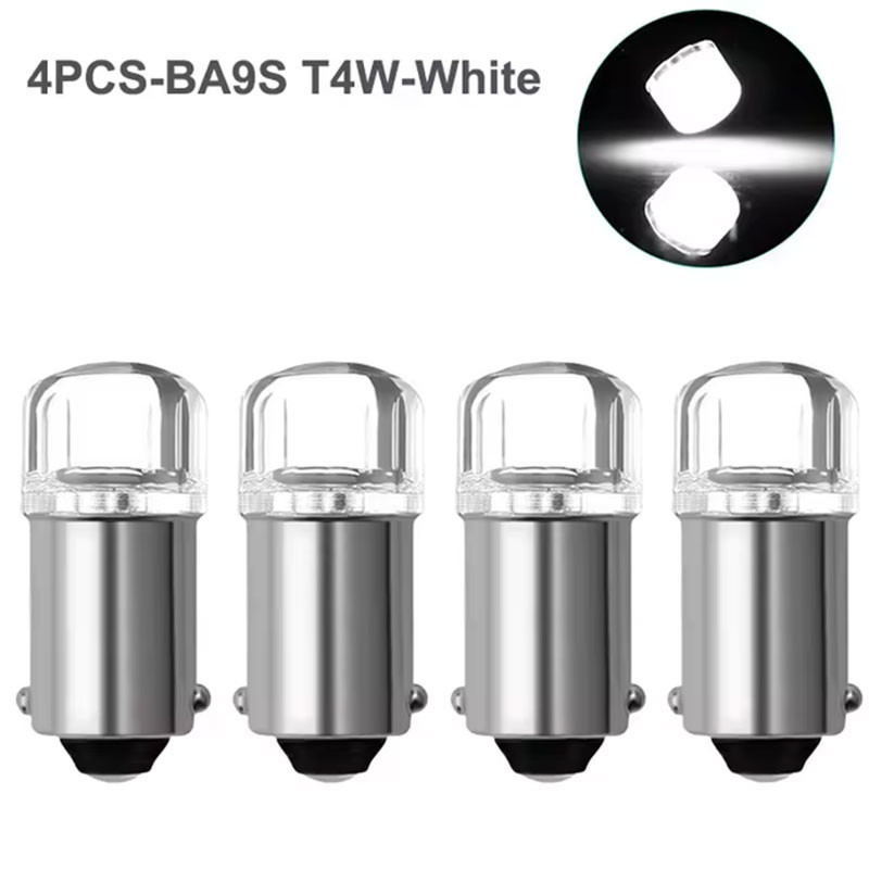 2/4pcs LED ไฟแสดงสถานะหลอดไฟป้ายทะเบียน DC 12V BA9S T4W หลอดไฟ LED T2W T3W H5W หลอดไฟรถยนต์ 2 LED 2835 SMD 12913 12910 12929 ราคา ถูกที่สุด ดีลบีเคเค แกลเลอรีภาพที่ 7