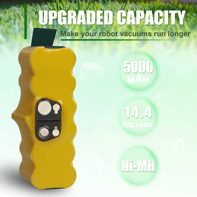 แบตเตอรี่14.4 E66 แบตเตอรี่5000mah สำหรับ Irobot Roomba 500 600 700 80