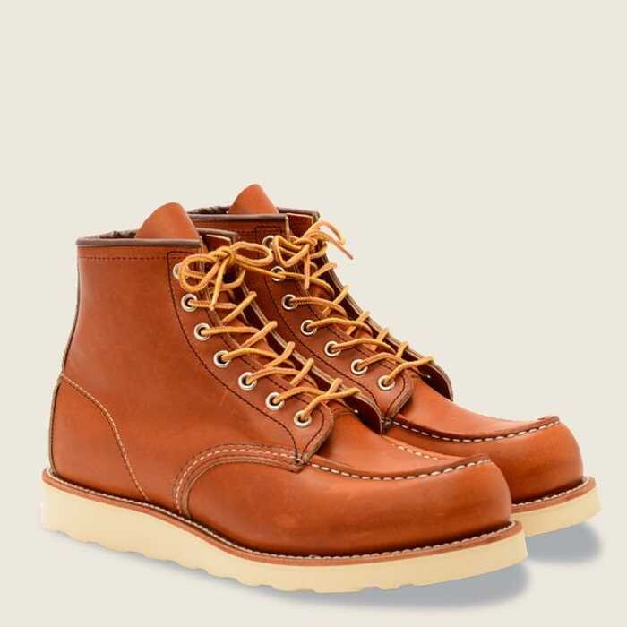 Wing Red Heritage Classic Moc 875 Men Boot - Oro Legacy Leather