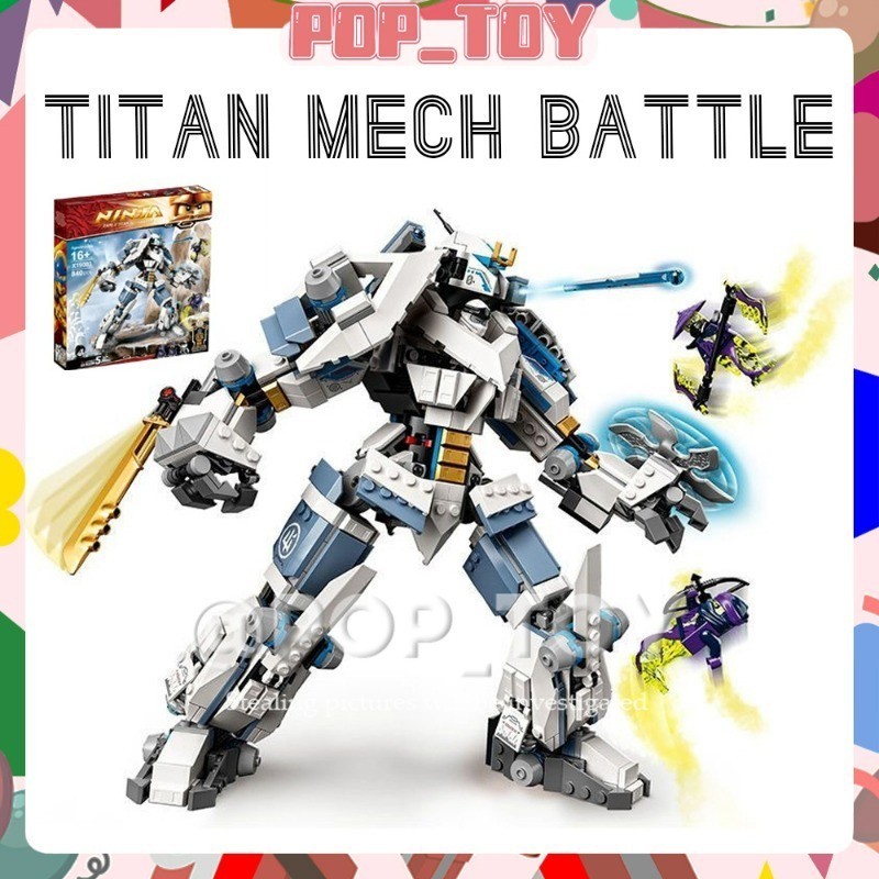 Ninjago Seriesmoc 71738 Classic และ Awesome Titan Mecha Building Blocks รุ่น Boys Educational Assem