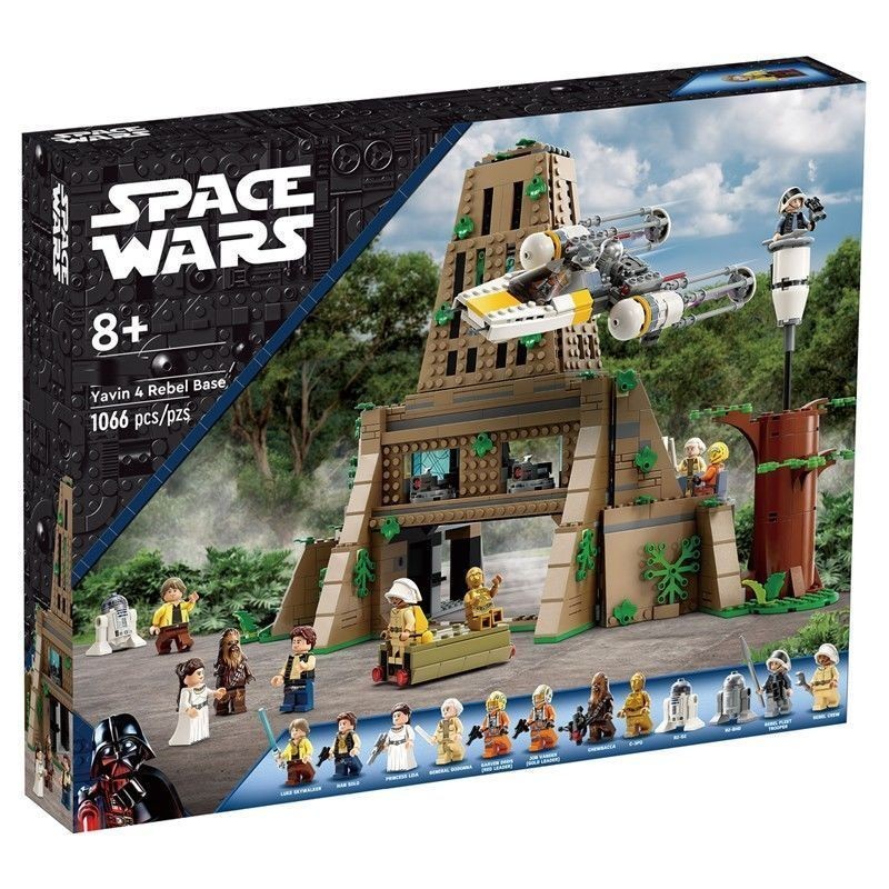 เข้ากันได้กับ Lego Star Wars 75365 Yawen 4ฐานกบฏเด็กประกอบบล็อกของเล่นของขวัญเด็กชาย