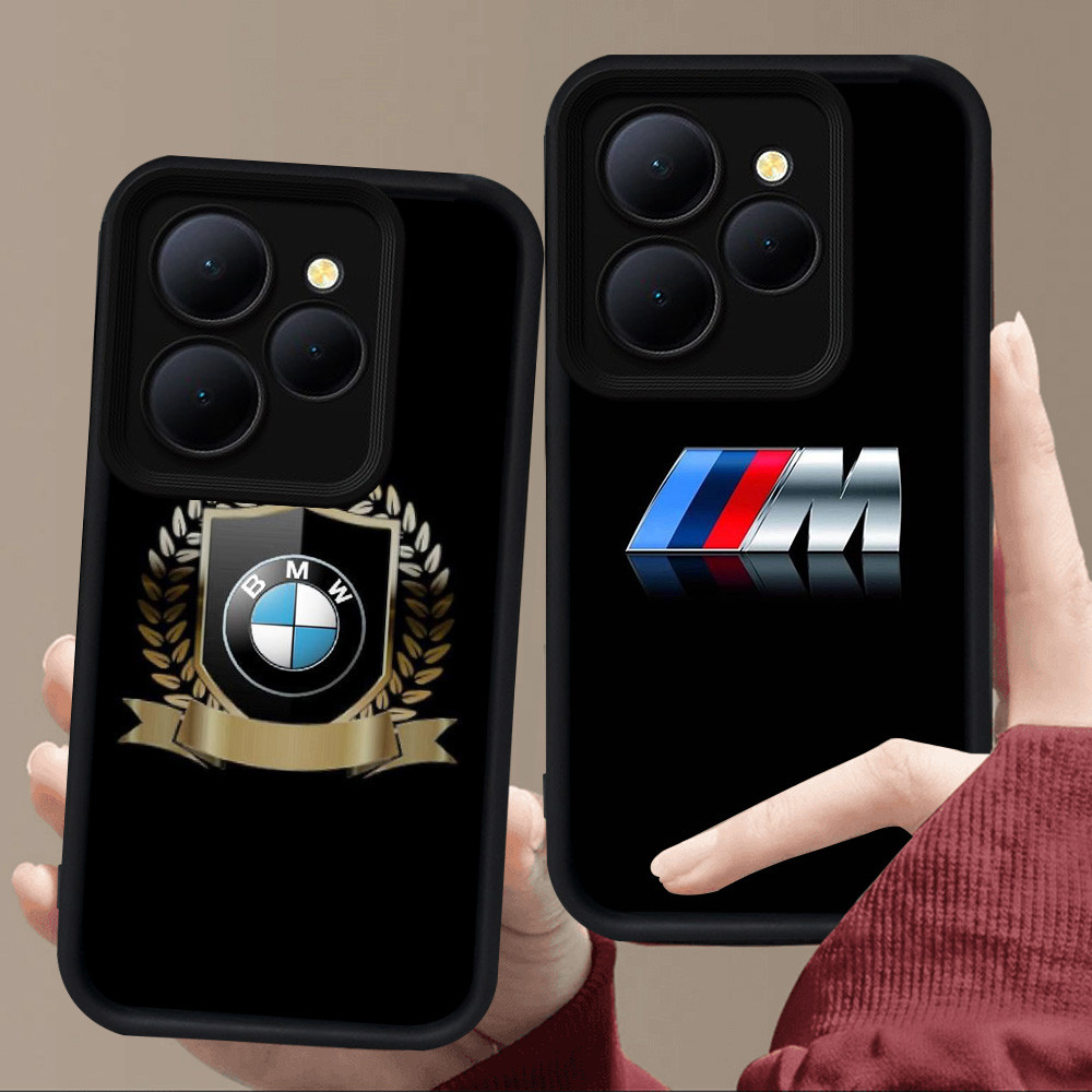 E45 BMWปลอกสําหรับซิลิโคนสีดําTecno POP Spark GO1 GO2 7 Pova 4 8 6 GO 5 20 GO1S 9 Pro 2024 2023 Camo