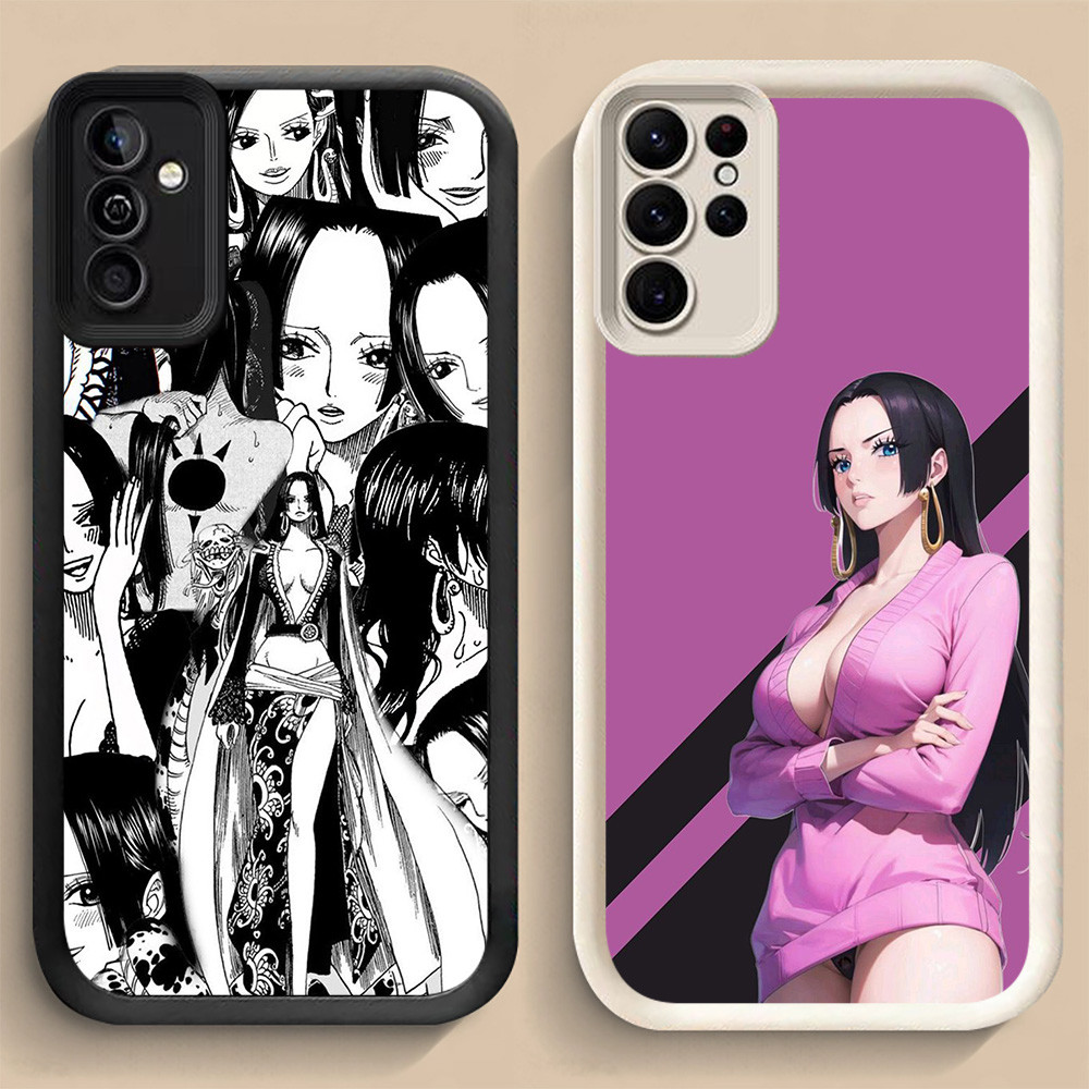 SAMSUNG LF-37 One Piece Boa Hancock ปลอกกันกระแทกสําหรับSamsung A55 A54 M15 S25 S24 S21 FE Ultra