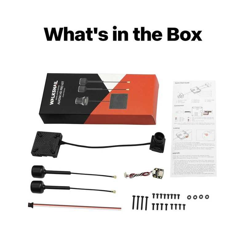 ▥ CADDX Walnail Avatar ชุด V2/Avatar HD Pro Kit (เสาอากาศคู่รุ่น) Gyrow + 32G สําหรับ FPV