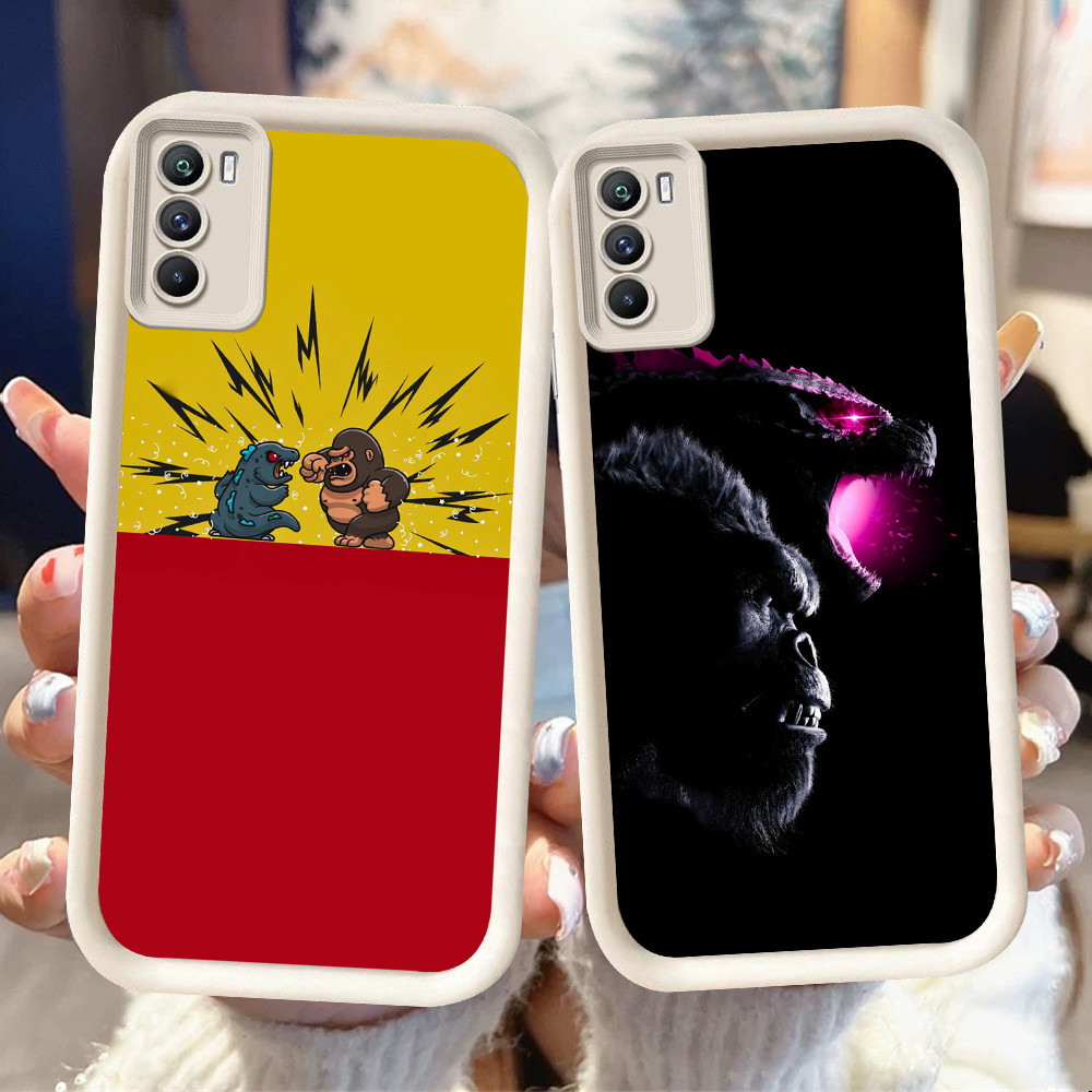 NB-27 Godzilla vs Kong ปลอกกันกระแทกสําหรับ OPPO A16 A16s A53 A54S A33 A53S A11S Realme 7I C75 C17
