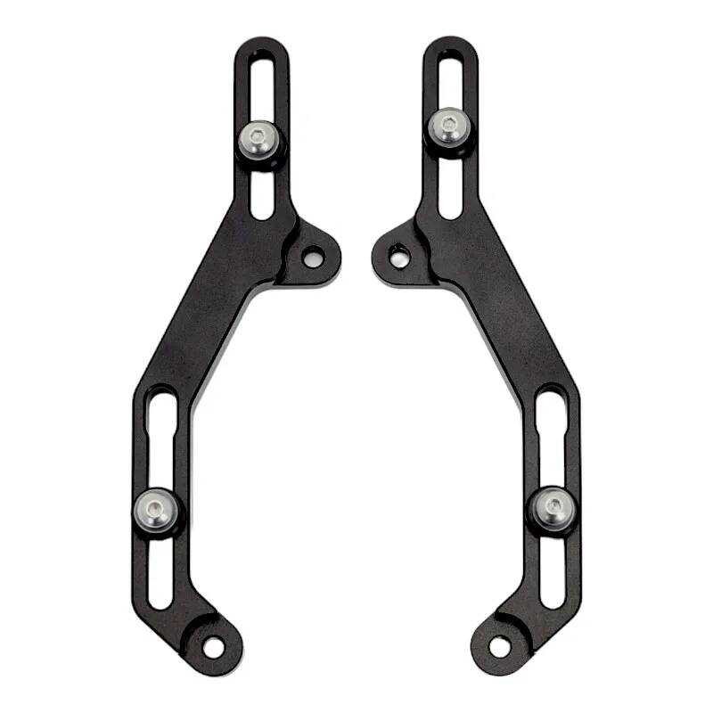 ▥ สําหรับhonda Xl750 Transalp XL 750 Transalp750 2023 2024 กระจกรถจักรยานยนต์ปรับการไหลของอากาศ