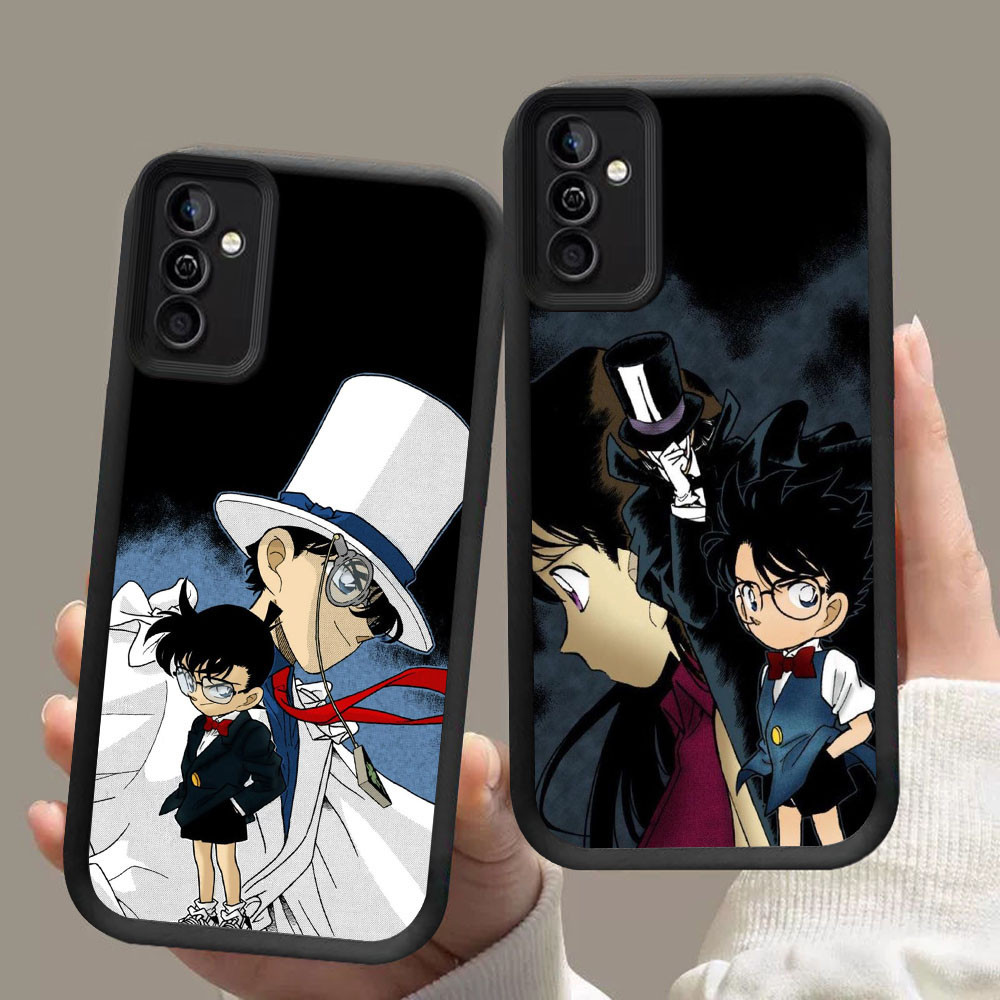 MK-57 Detective Soft Silicone Casing สําหรับ Samsung A55 A54 M15 S25 S24 S21 FE Ultra