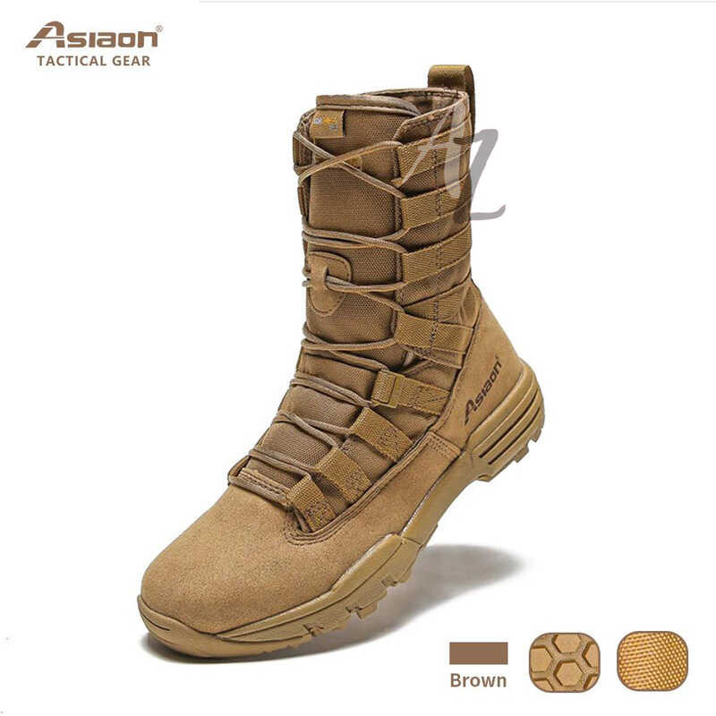 ❤ Top☆Asiaon 579 Cordura Fabric High Cut Tactical Boots For Outdoor Activities