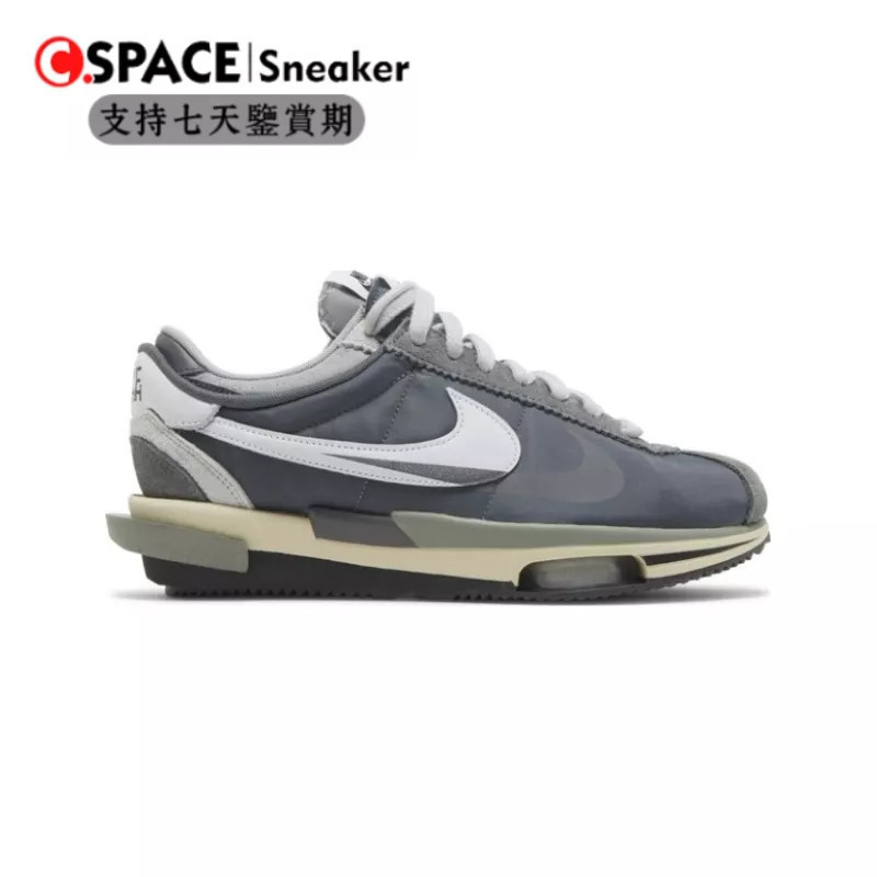 Nike S-Style Style Pull X CORTEZ Destruction Shoes Forrest Gump Cool Grey Casual DQ0581001