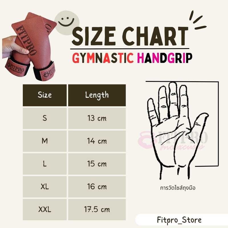 Fitpro ถุงมือออกกำลังกาย Gymnastics Grip, Pull-Up Crossfit Durable Protective Work