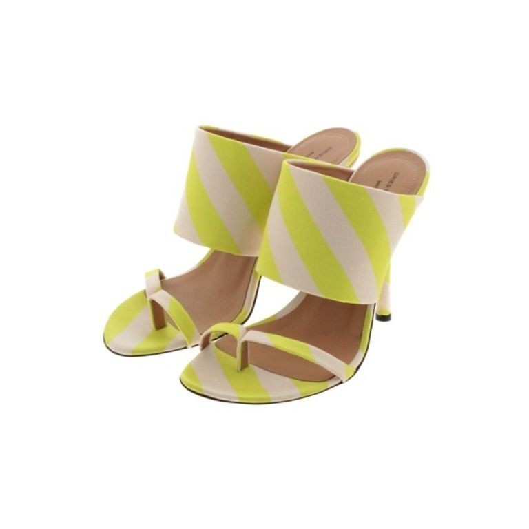 Dries Van Noten TEN M O I R 5 Sandals beige Women yellow overall pattern green 22.5cm Direct from J